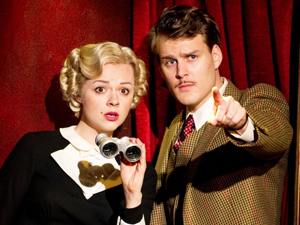 Catherine Bailey and Andrew Alexander in THE 39 STEPS, West End, London