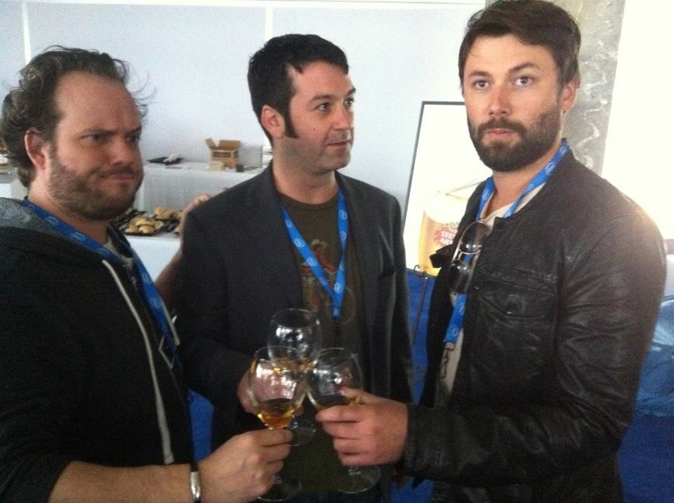 Cinequest 2012 with the little tailor. Justin Dray, myself, and Seth Dalton the New Verb team.