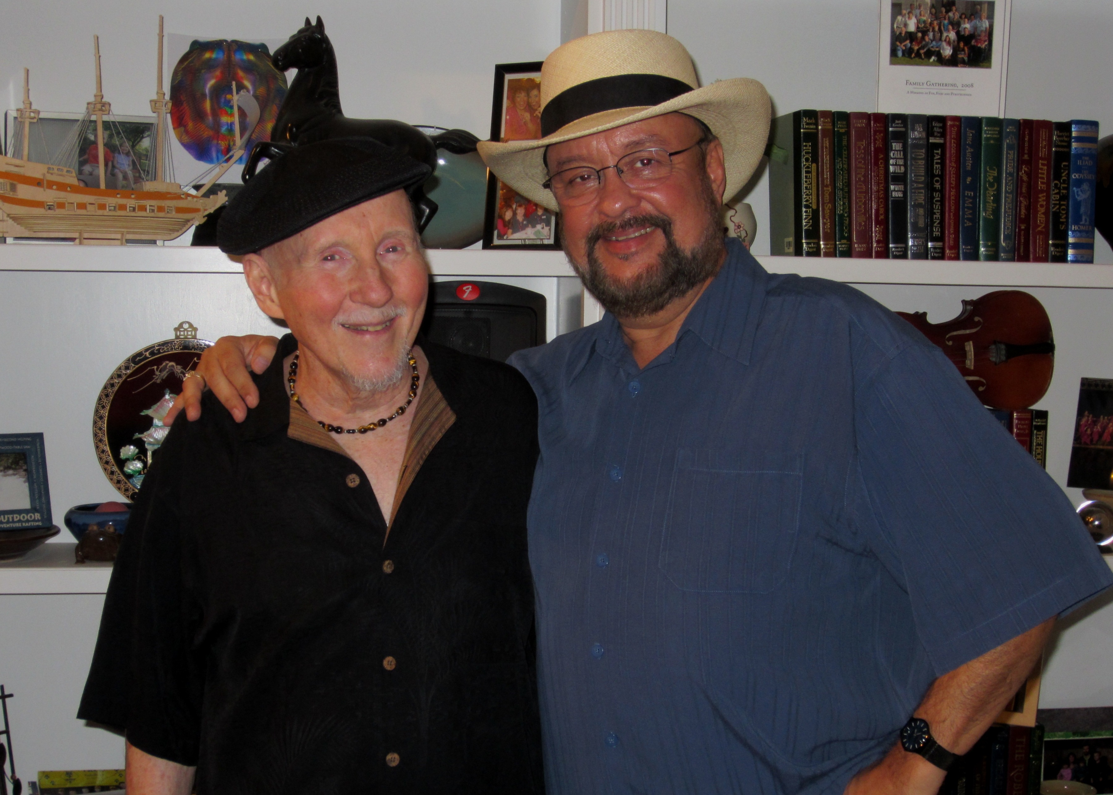 Robert Alaniz with singer/songwriter, Alan O'Day