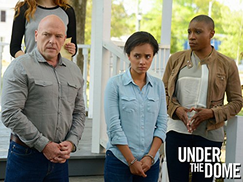 Still of Dean Norris, Aisha Hinds and Tia Hendricks in Under the Dome (2013)