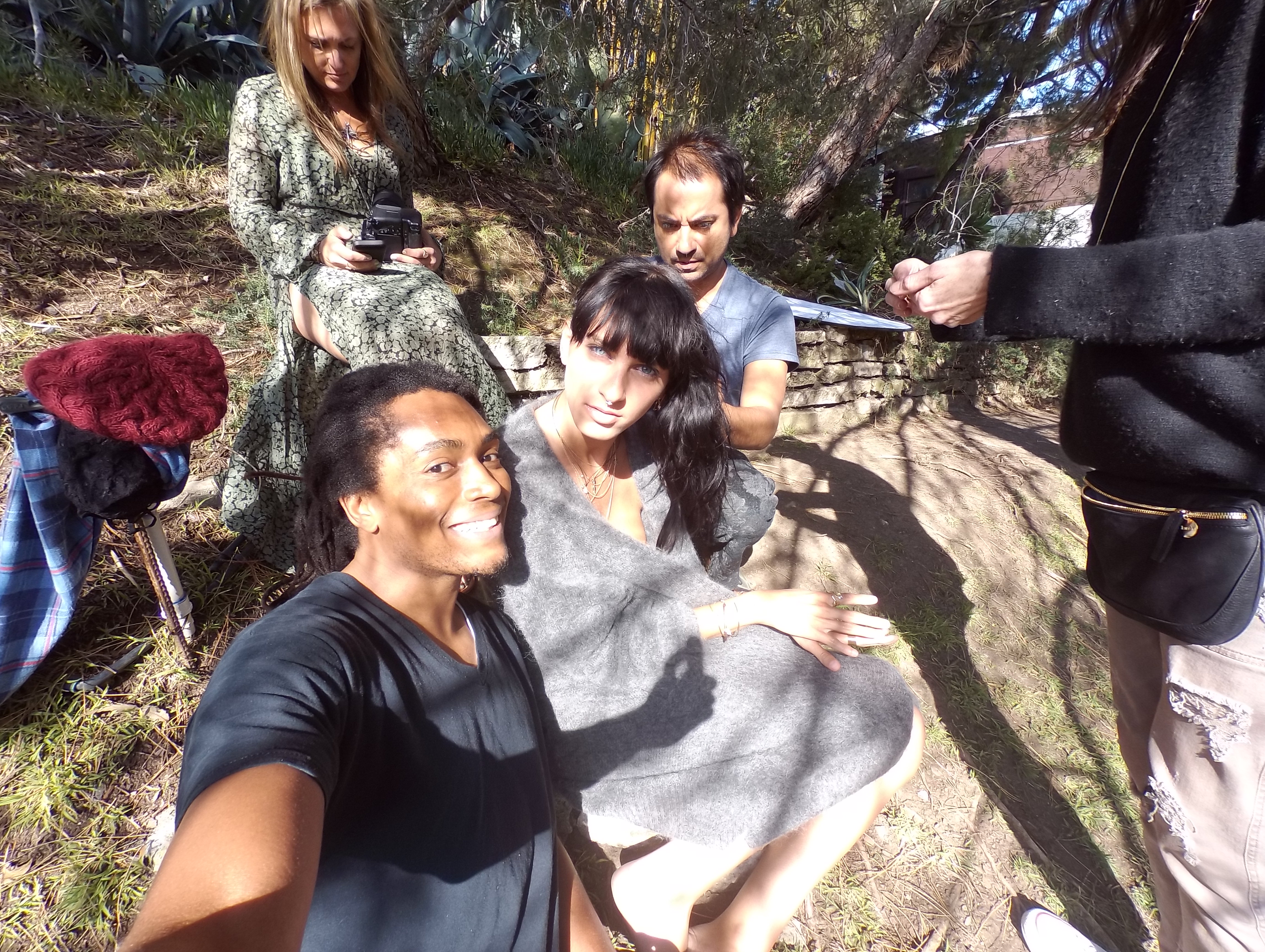 Shooting FeatheredSoullove short film with Stephanie Moore