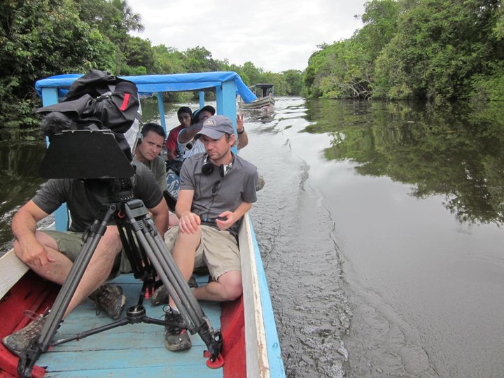 on location in the Amazon for Beyond Disaster