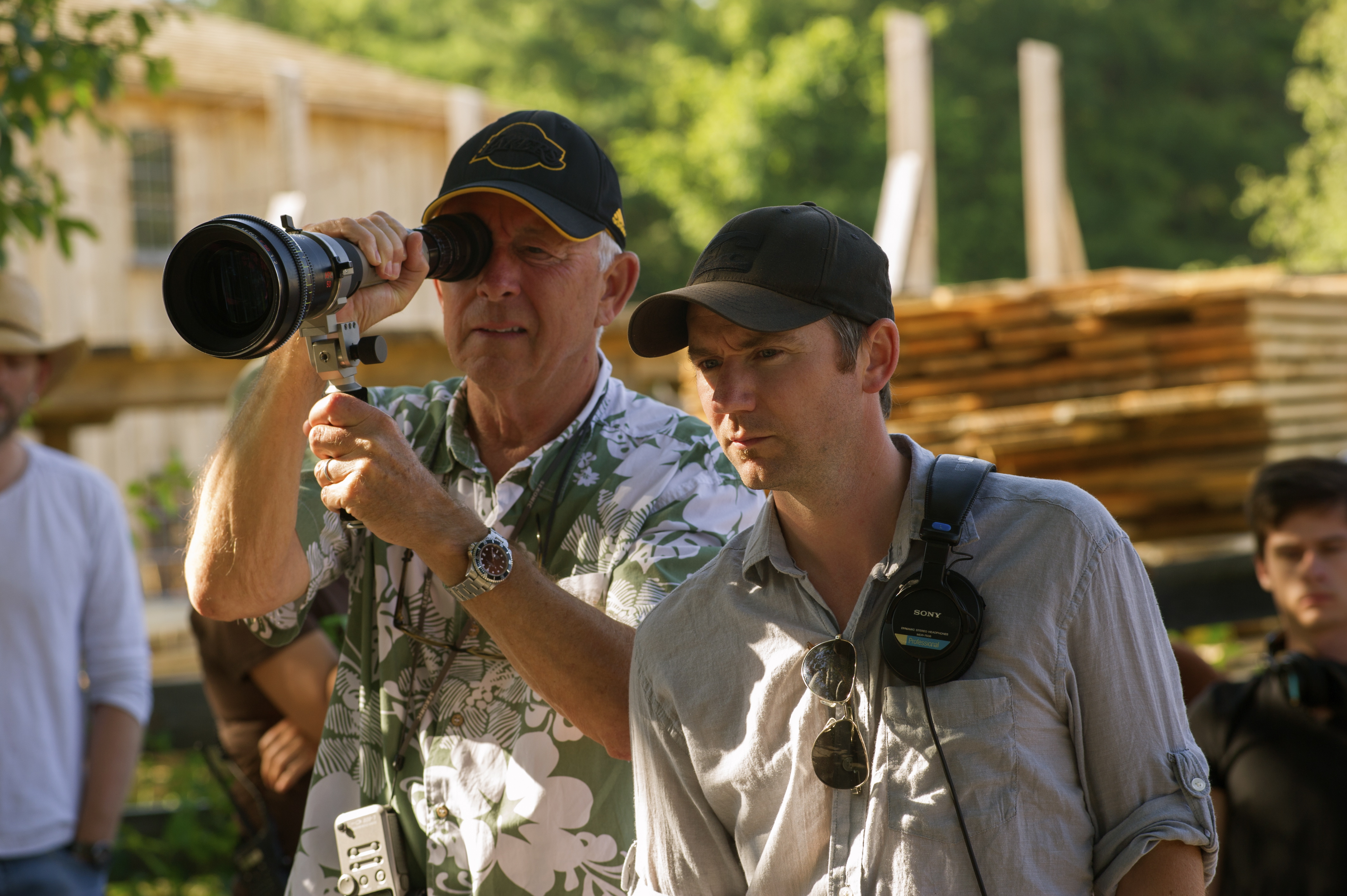 Lens selection on the set of Tell the World with cinematographer Peter Moss ASC ACS and director Kyle Portbury.