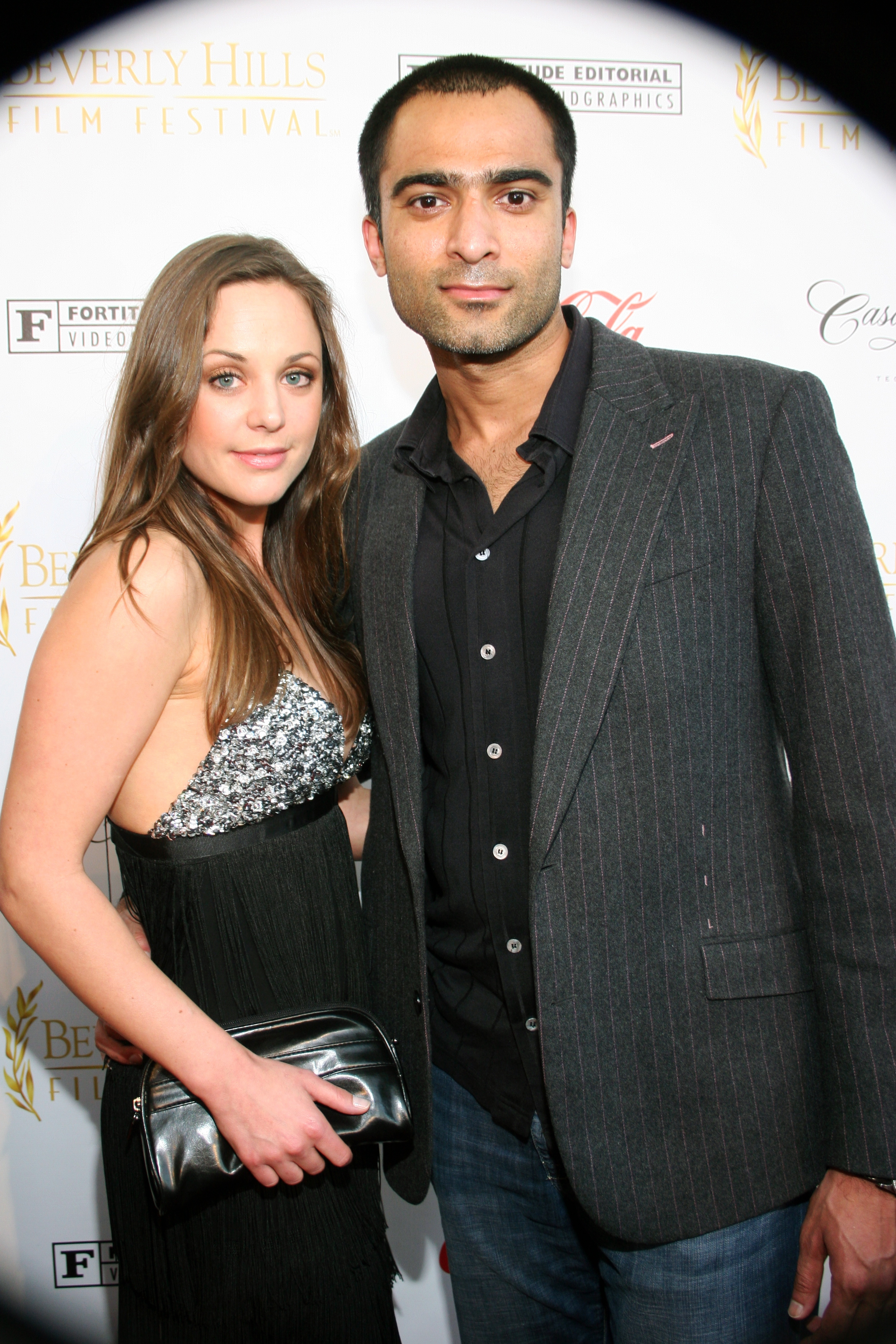 Ina-Alice Kopp and Warren Pereira at Opening Night of 2009 Beverly Hills Film Festival. April 1, 2009.