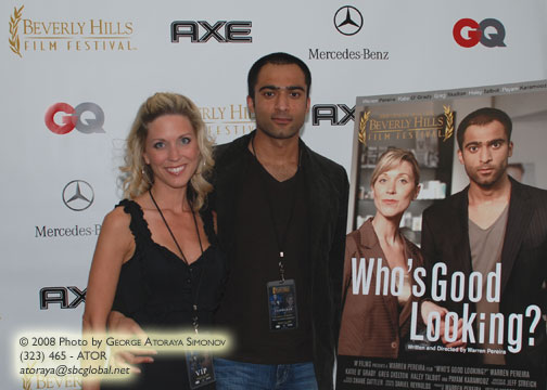 Katie O' Grady and Warren Pereira at 2008 Beverly Hills Film Festival for 