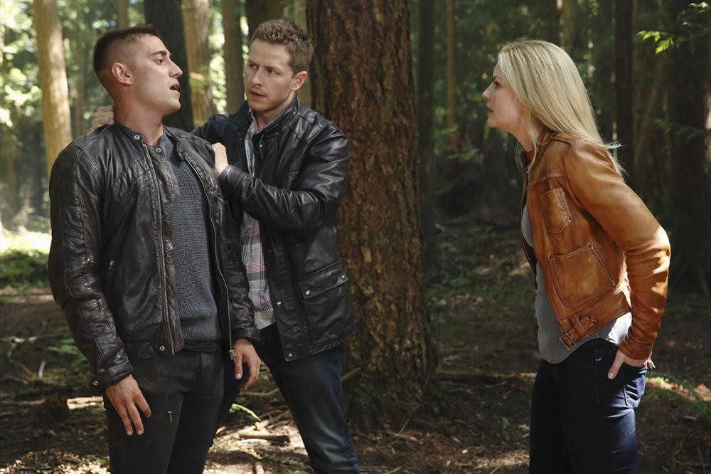 Still of Jennifer Morrison, Michael Socha and Josh Dallas in Once Upon a Time (2011)