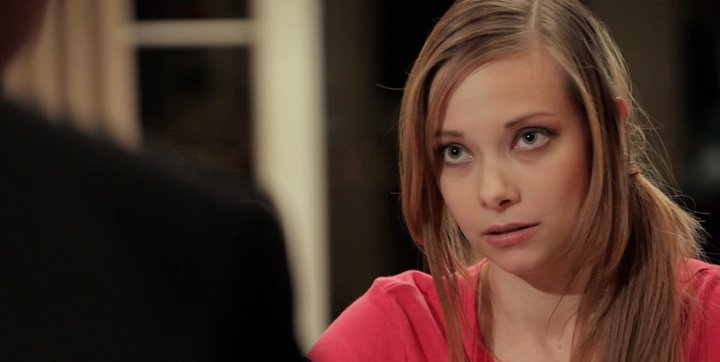 Rebekah as Faith Riley in the Curse of Babylon.