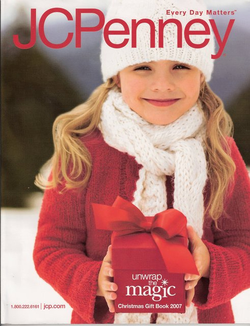 Brooke Orrick-Arno on the cover of the JC Penney Christmas Gift Book 2007