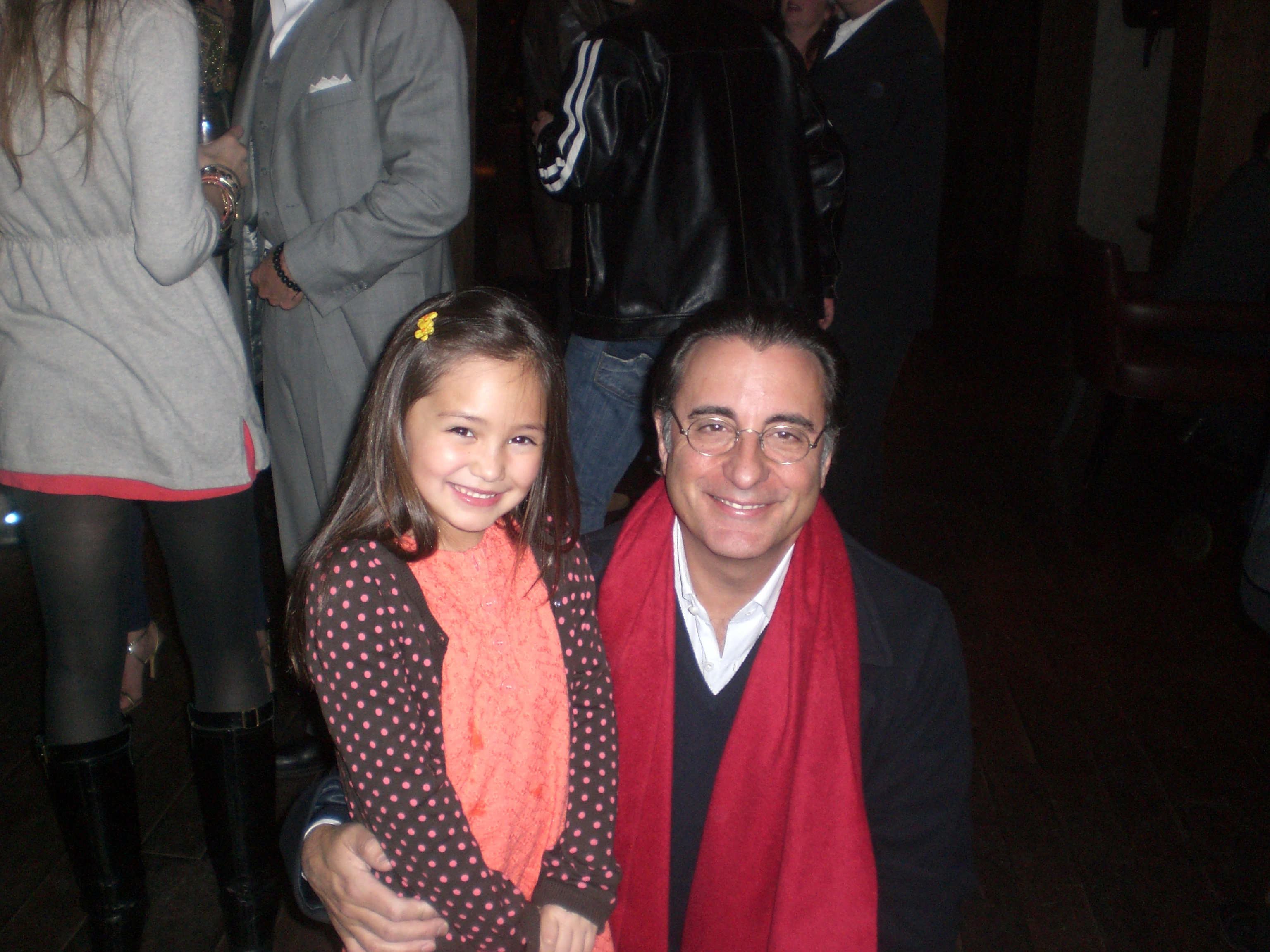 Andy Garcia and Victoria at La Linea Wrap party