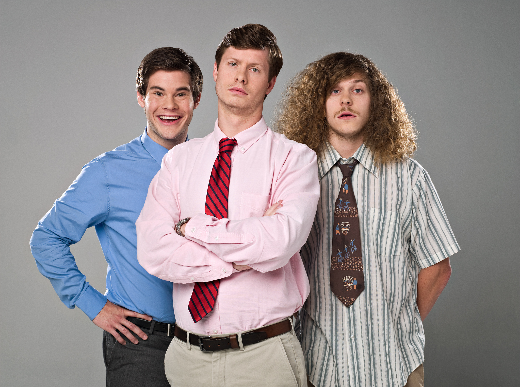 Still of Adam DeVine, Anders Holm and Blake Anderson in Workaholics (2011)