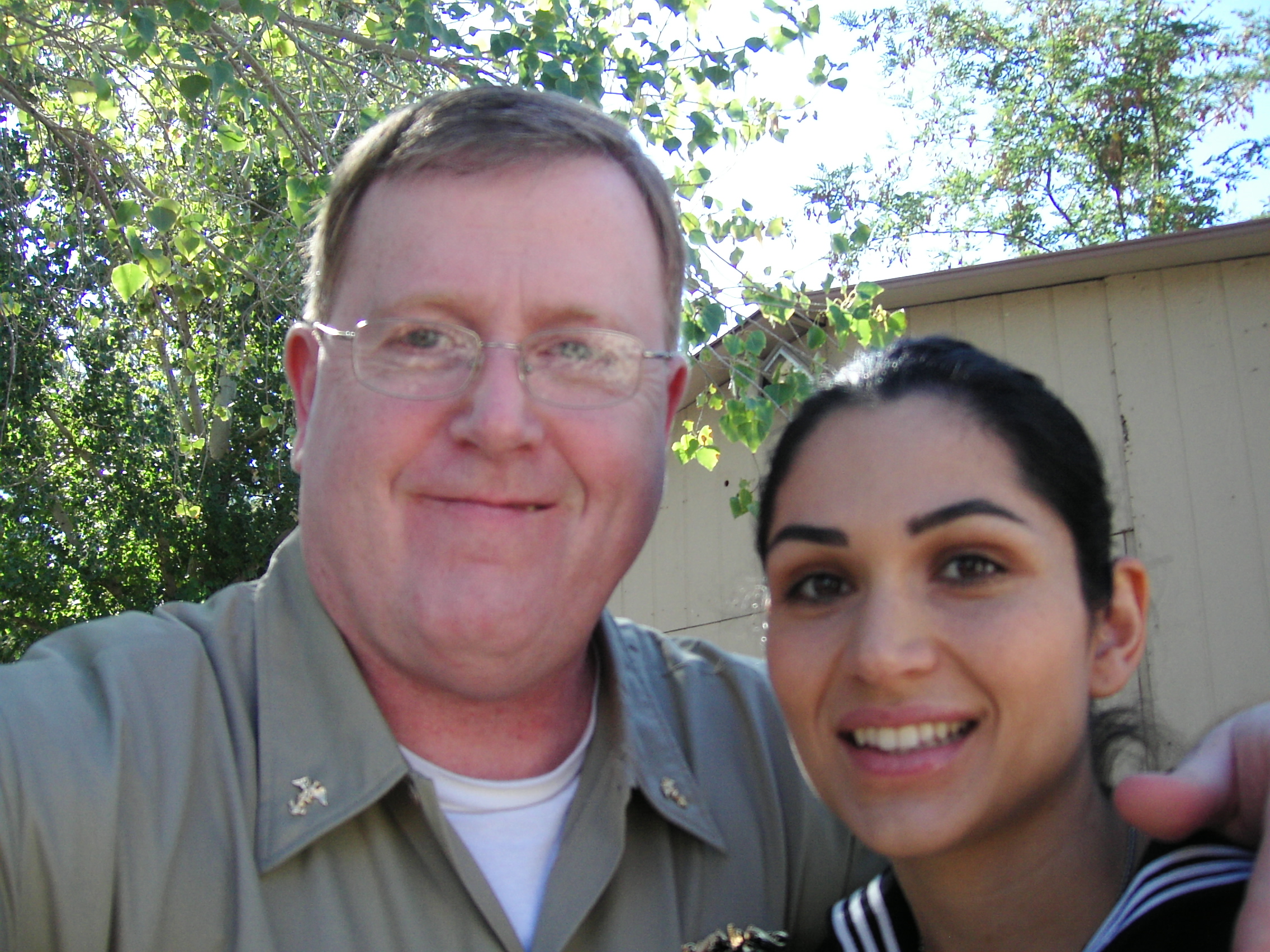 With Lela Loren on the set of FLOTSAM.