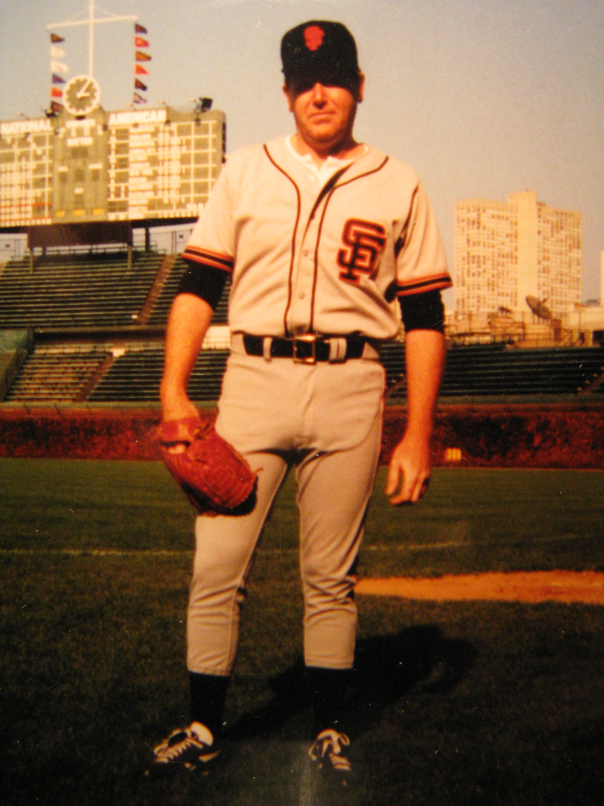Ready to play ball at Wrigley Field for the film, ROOKIE OF THE YEAR. (1993) ~ Congratulations to the 2012 World Champion San Francisco Giants!