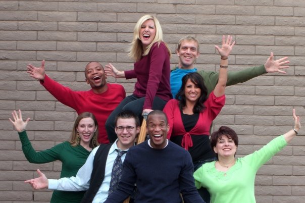 Rolando Zee and GODSPELL cast