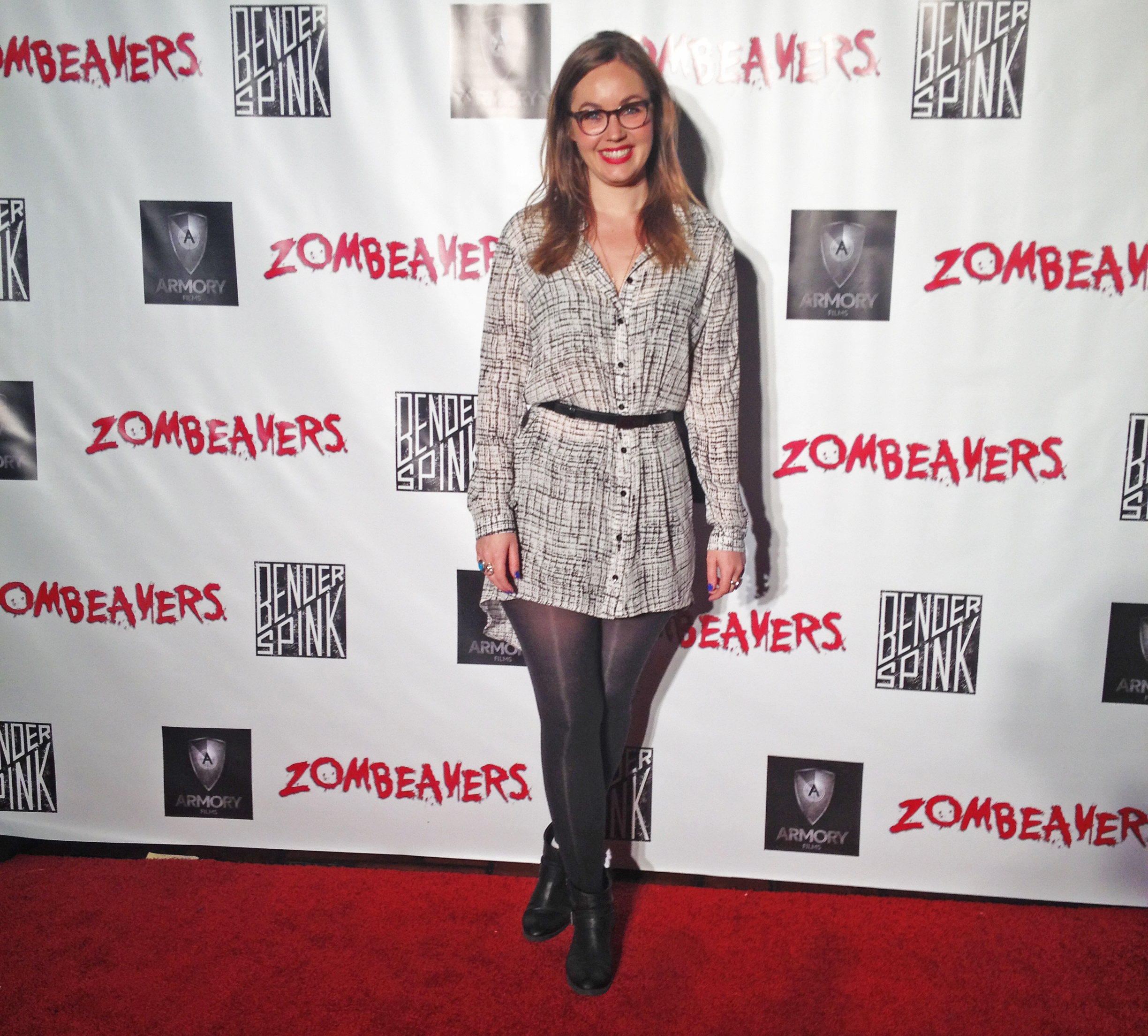Lindsay Haalmeyer Mouat at the premiere of 