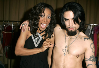 Dave Navarro and Shaun Robinson