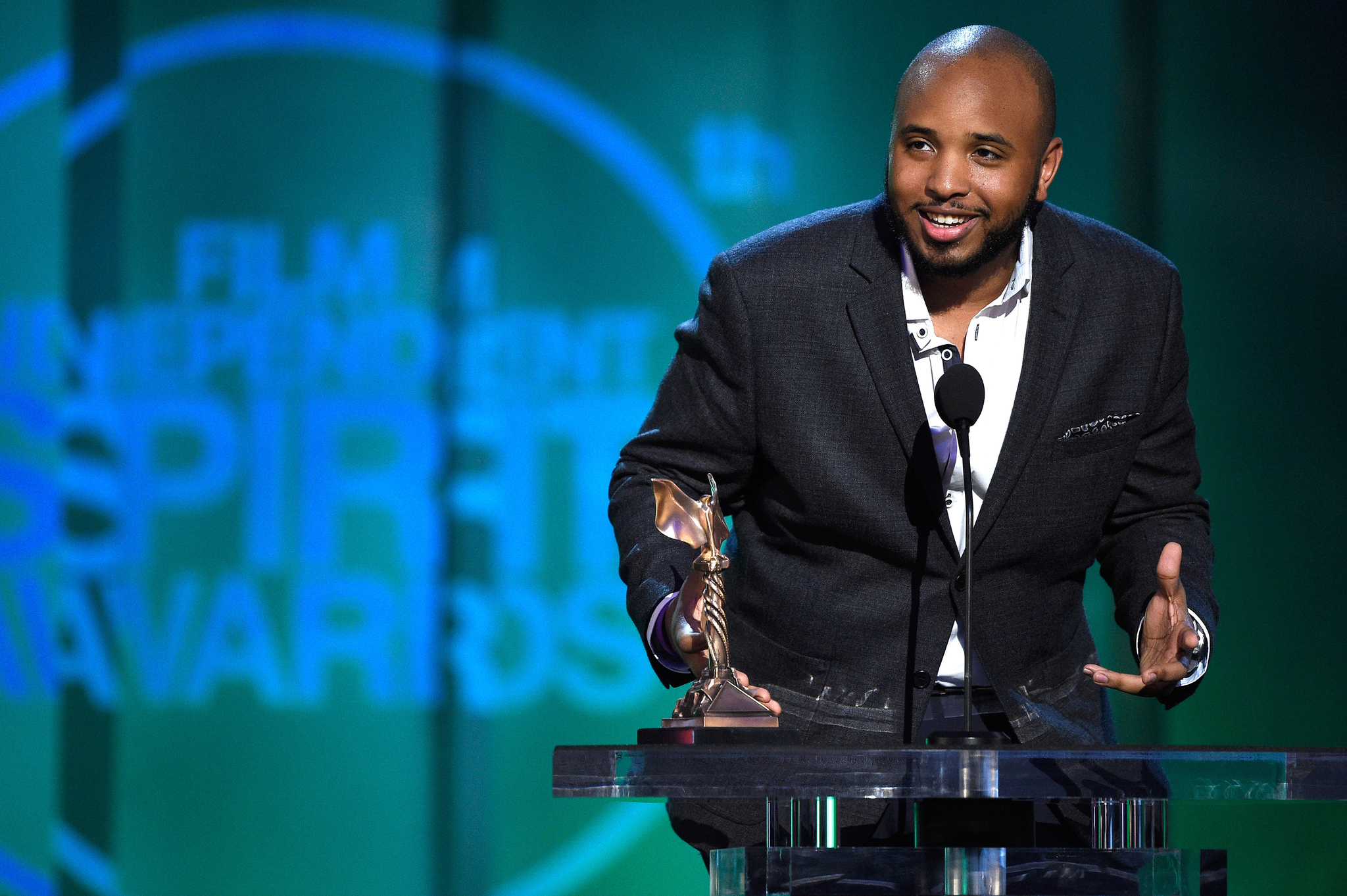 Justin Simien at event of 30th Annual Film Independent Spirit Awards (2015)