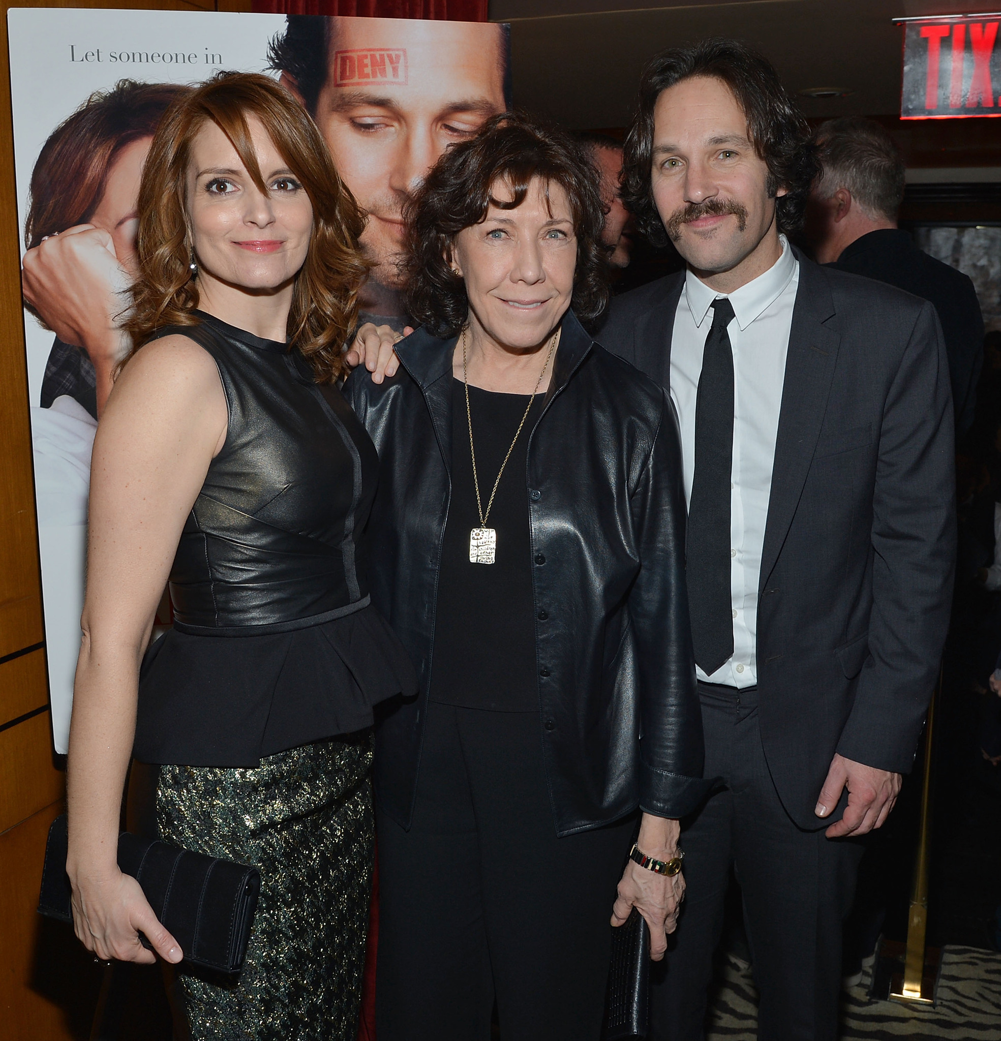 Lily Tomlin, Tina Fey and Paul Rudd at event of Admission (2013)