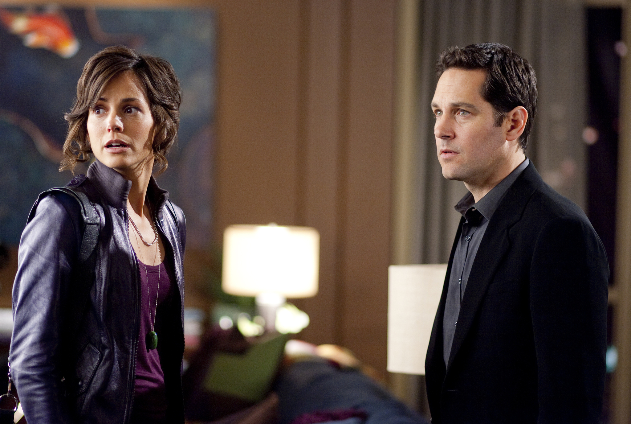 Still of Paul Rudd and Stephanie Szostak in Dinner for Schmucks (2010)