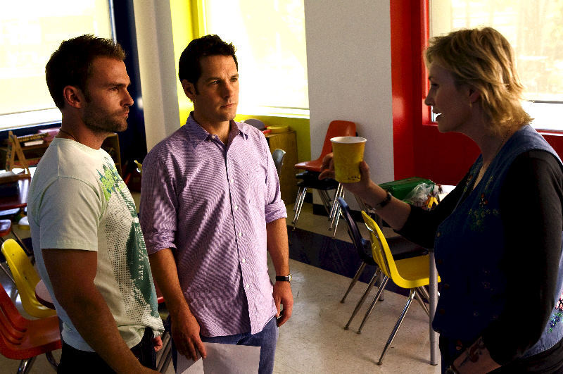 Still of Seann William Scott, Jane Lynch and Paul Rudd in Vyriskas auklejimas (2008)