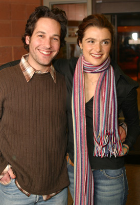 Rachel Weisz and Paul Rudd at event of The Shape of Things (2003)