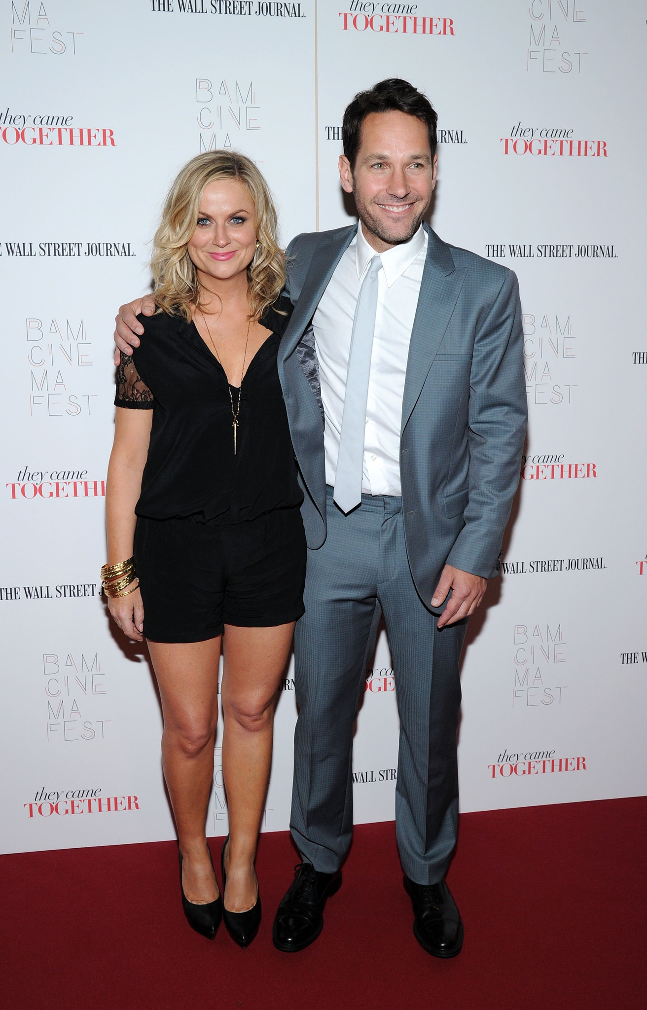 Amy Poehler and Paul Rudd at event of They Came Together (2014)