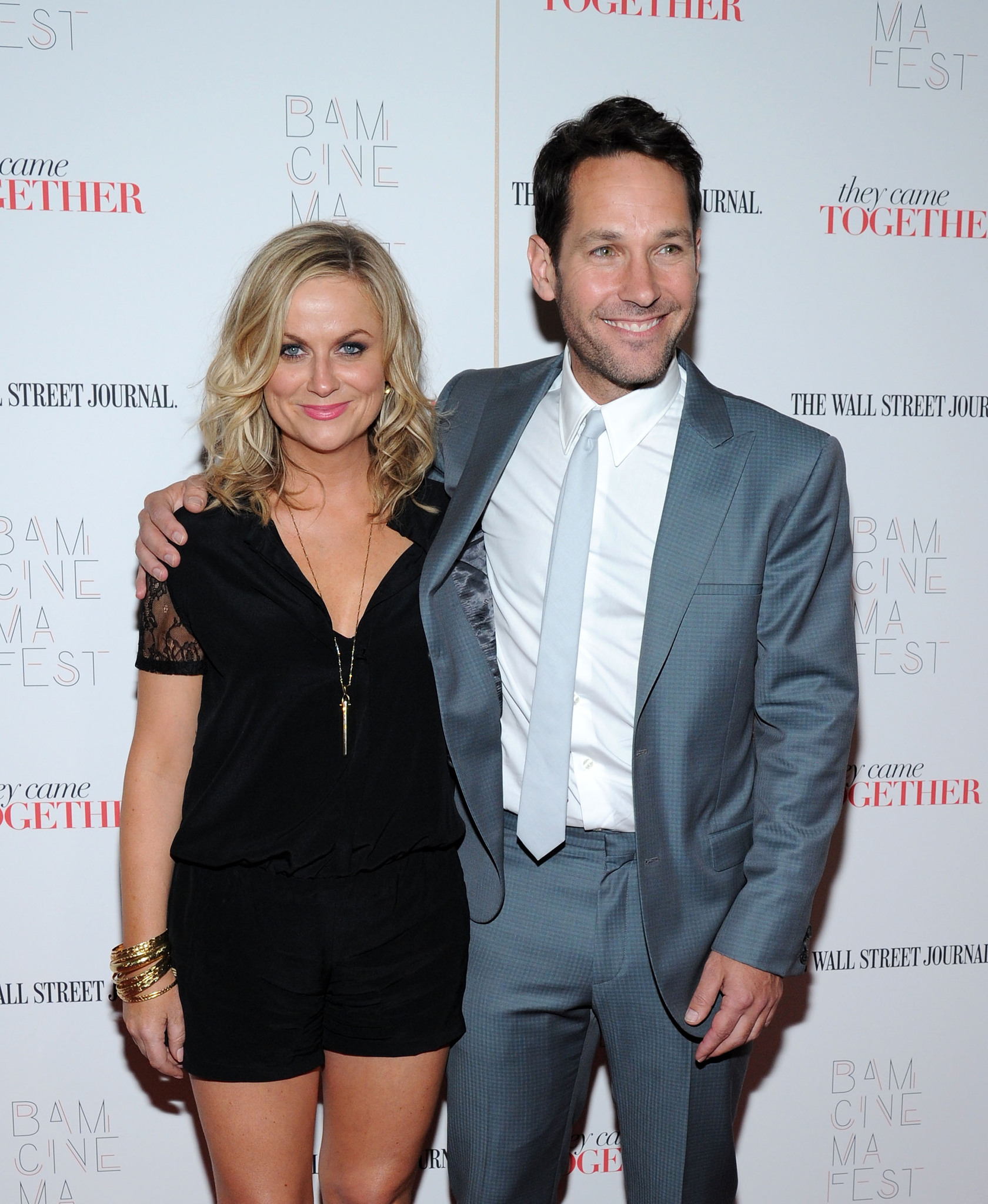 Amy Poehler and Paul Rudd at event of They Came Together (2014)