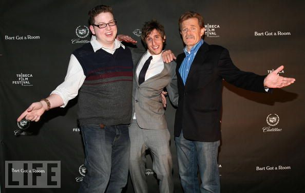 Brandon Hardesty, Chad Jamian Williams, and William H. Macy at the premiere of 