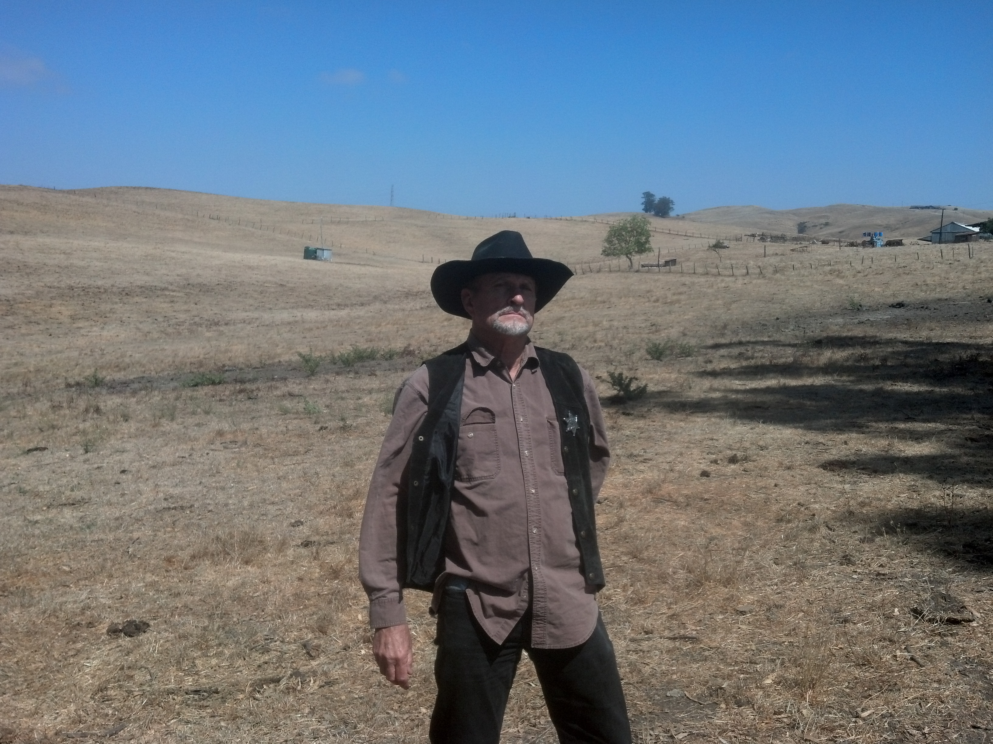 James Rufini playing the Sheriff in the independent movie 