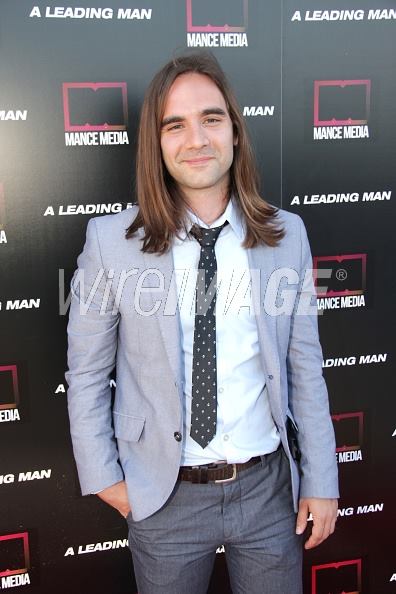 Nick Frangione at the premiere for A Leading Man
