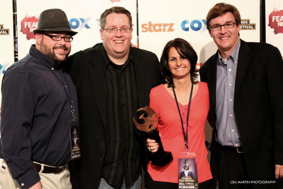 Phoenix Film Festival with Webb Pickersgill, Jason Carney, Diane M. Dresback (awarded 2012 Arizona Filmmaker of the Year), and Chris LaMont.