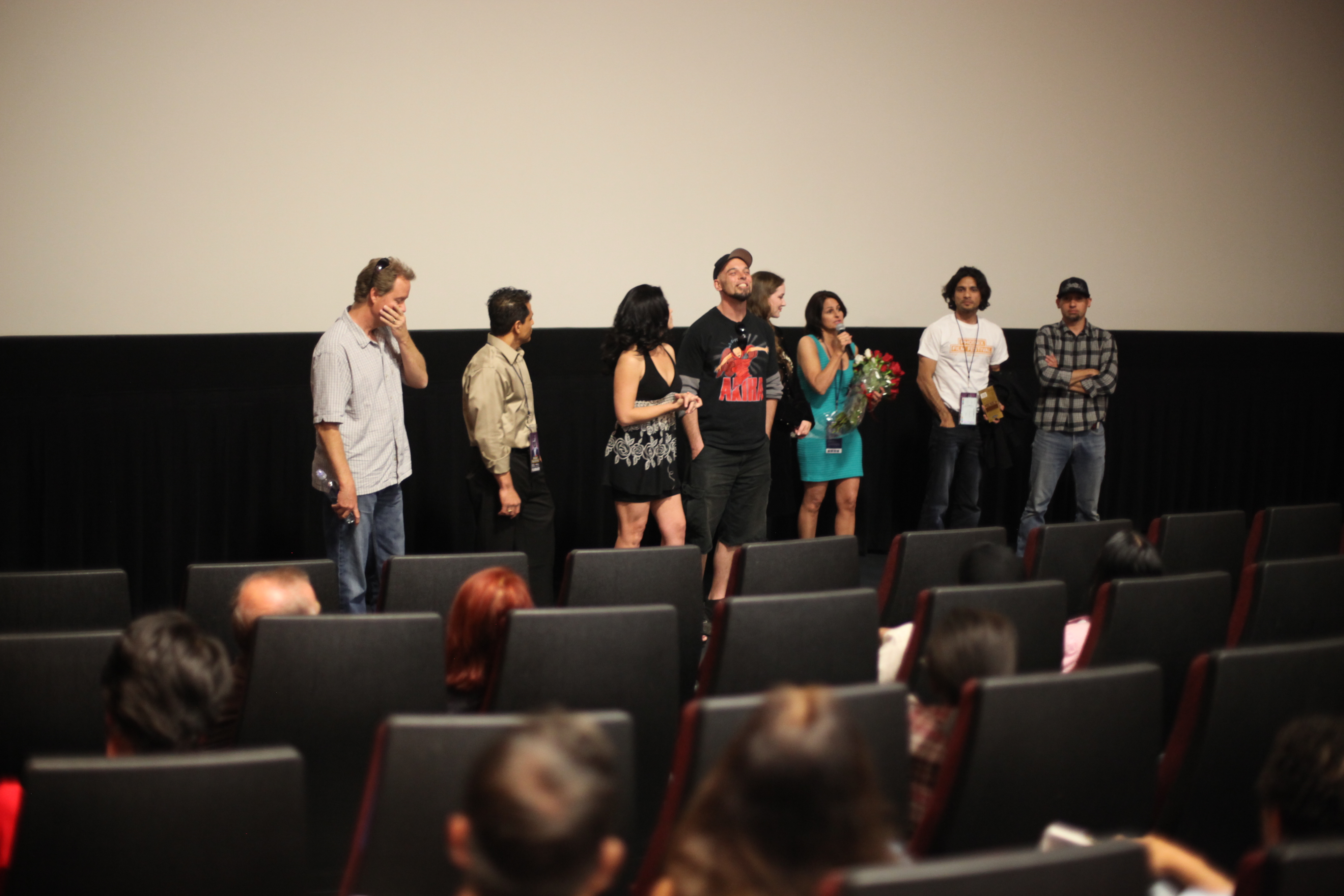 Q & A at the World Premiere of feature film PARANOIA at the 2012 Phoenix Film Festival.