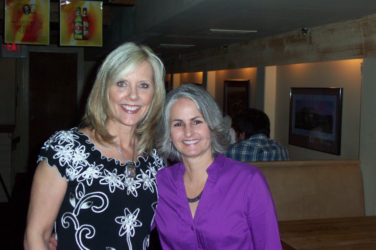 Diane McLelland (Actress) and Diane M. Dresback (Writer & Producer, Paranoia) at the Paranoia Wrap Party