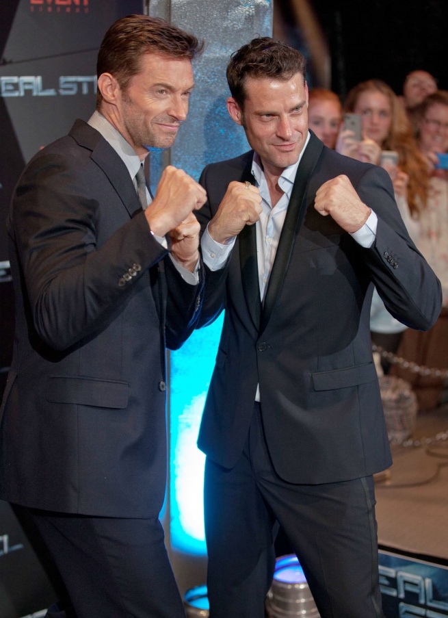 Hugh Jackman & Taris Tyler at 'Real Steel's Premiere, Sydney.