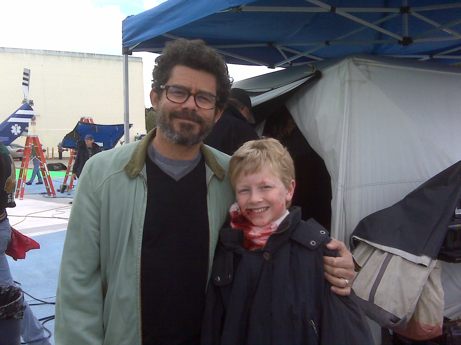 Joseph and NBC Trauma pilot director Jeffrey Reiner.