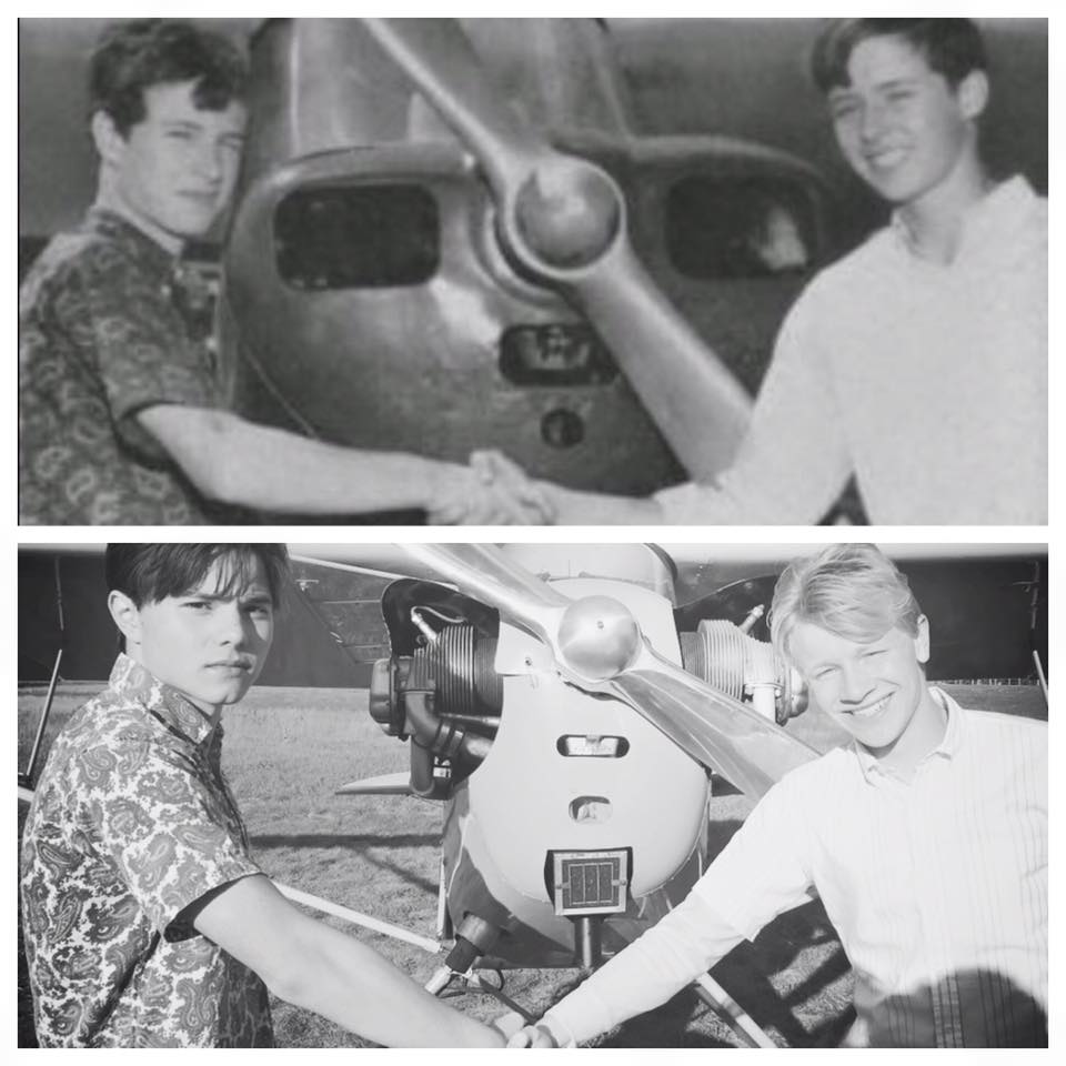 1966 and 2015, Rinker and Kern Buck. Joseph Schirle as Kern Buck in Flight of Passage.