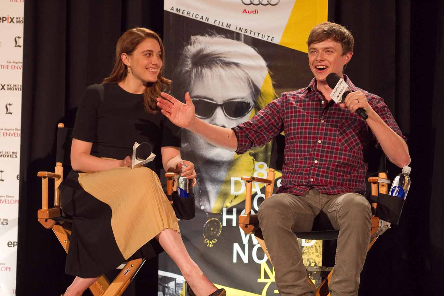 Greta Gerwig and Dane DeHaan at the Los Angeles Times Envelope Screening Series: Young Hollywood