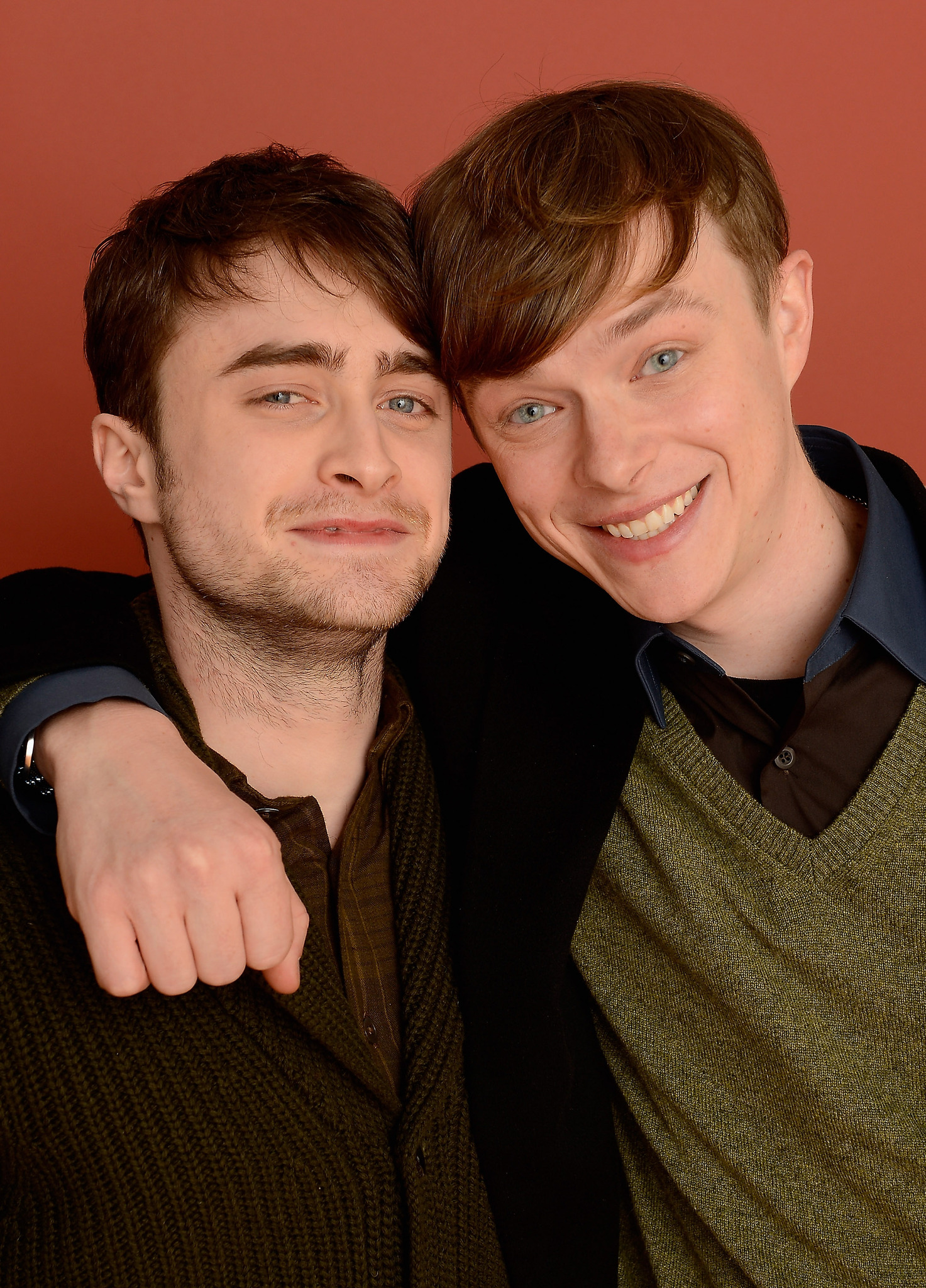 Daniel Radcliffe and Dane DeHaan at event of Nuzudyk tuos, kuriuos myli (2013)