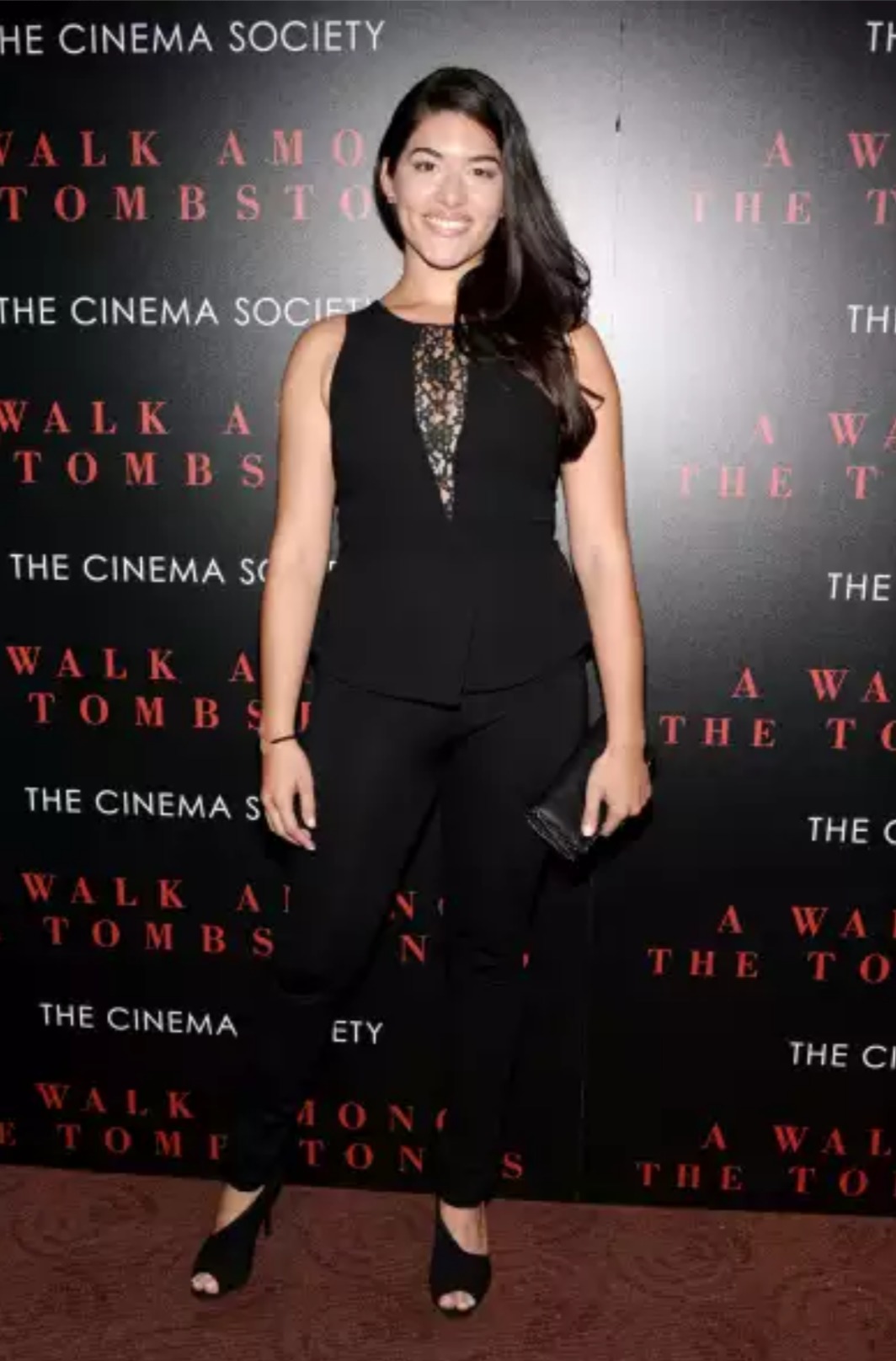Actress Stephanie Andujar attends the Universal Pictures and Cross Creek Pictures with The Cinema Society screening of 'A Walk Among the Tombstones.'