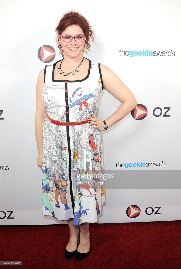Personality Stephanie Pressman at the 'Day of the Creator' Geekie Awards Pre-Party for nominees held at Hotel Figueroa on October 14, 2015 in Los Angeles, California.