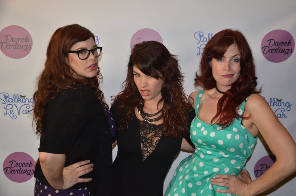 Stephanie Pressman, Morgan Evelena, and Heidi Cox at the Season 1 of Stalking LeVar Wrap Party & Screening hosted by Dweeb Darlings