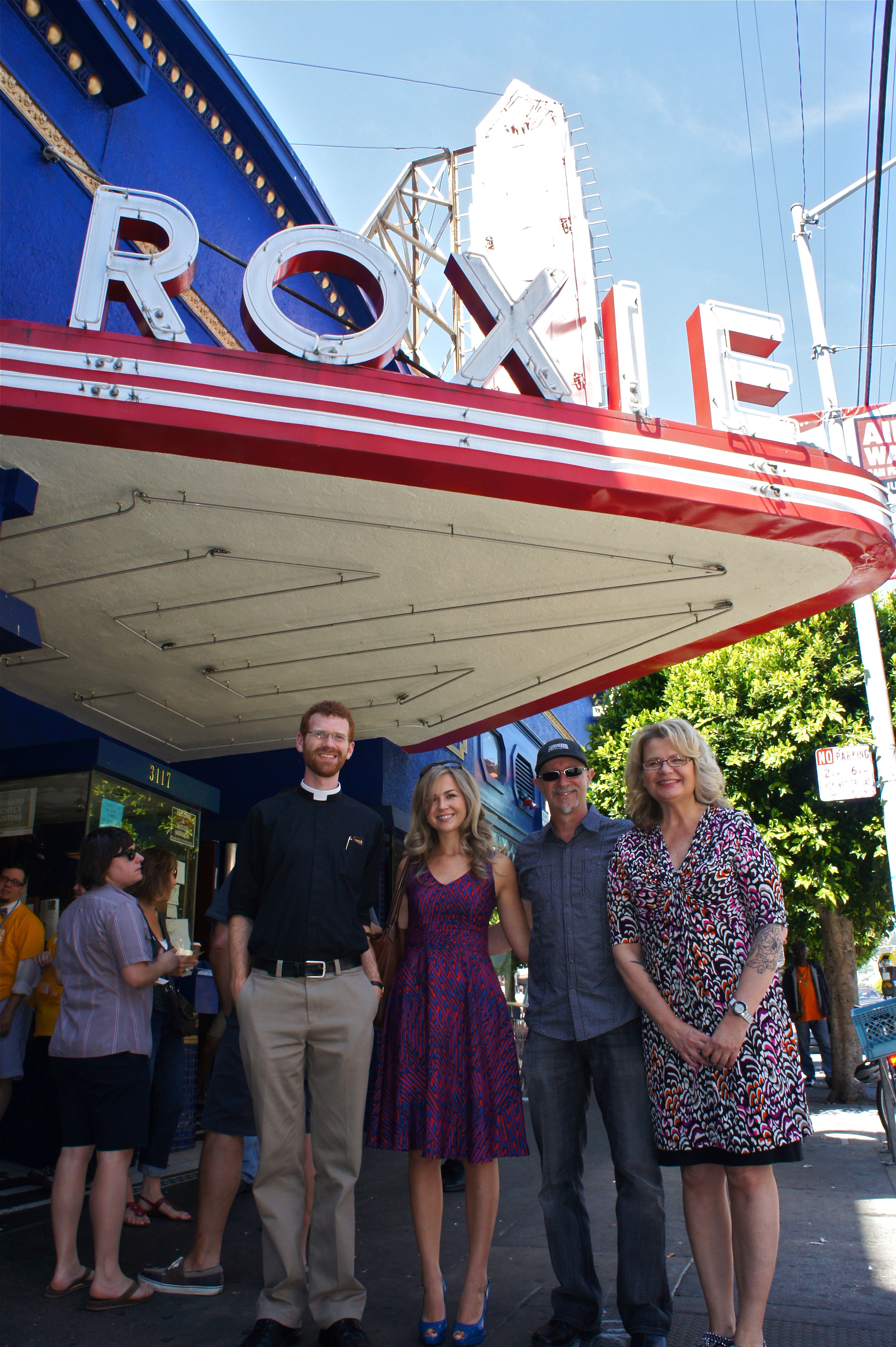 Justin Cannon, Cassie Jaye, Jay Pugh, and Nena Jaye at the screening of 