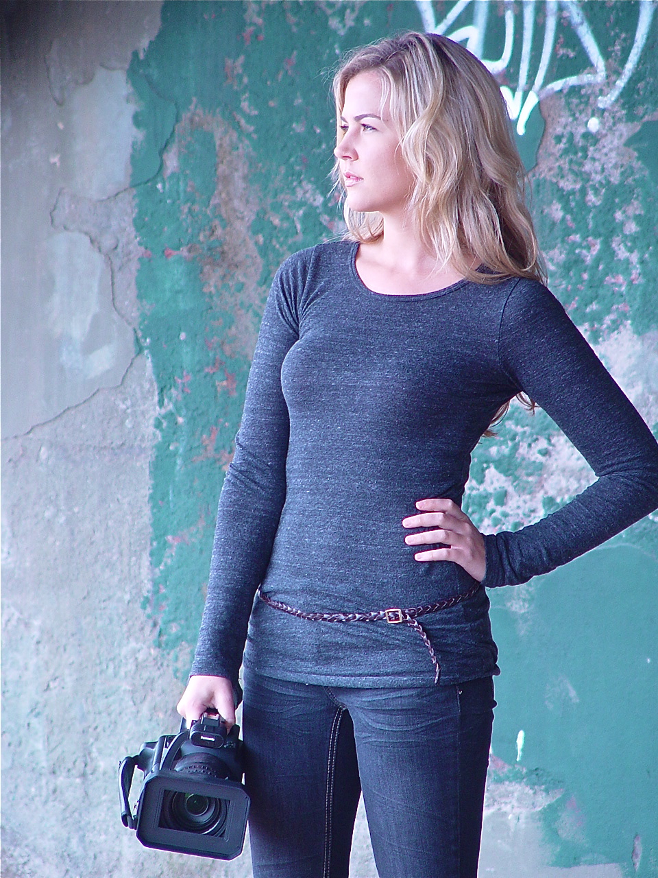 Cassie Jaye filming the feature documentary 