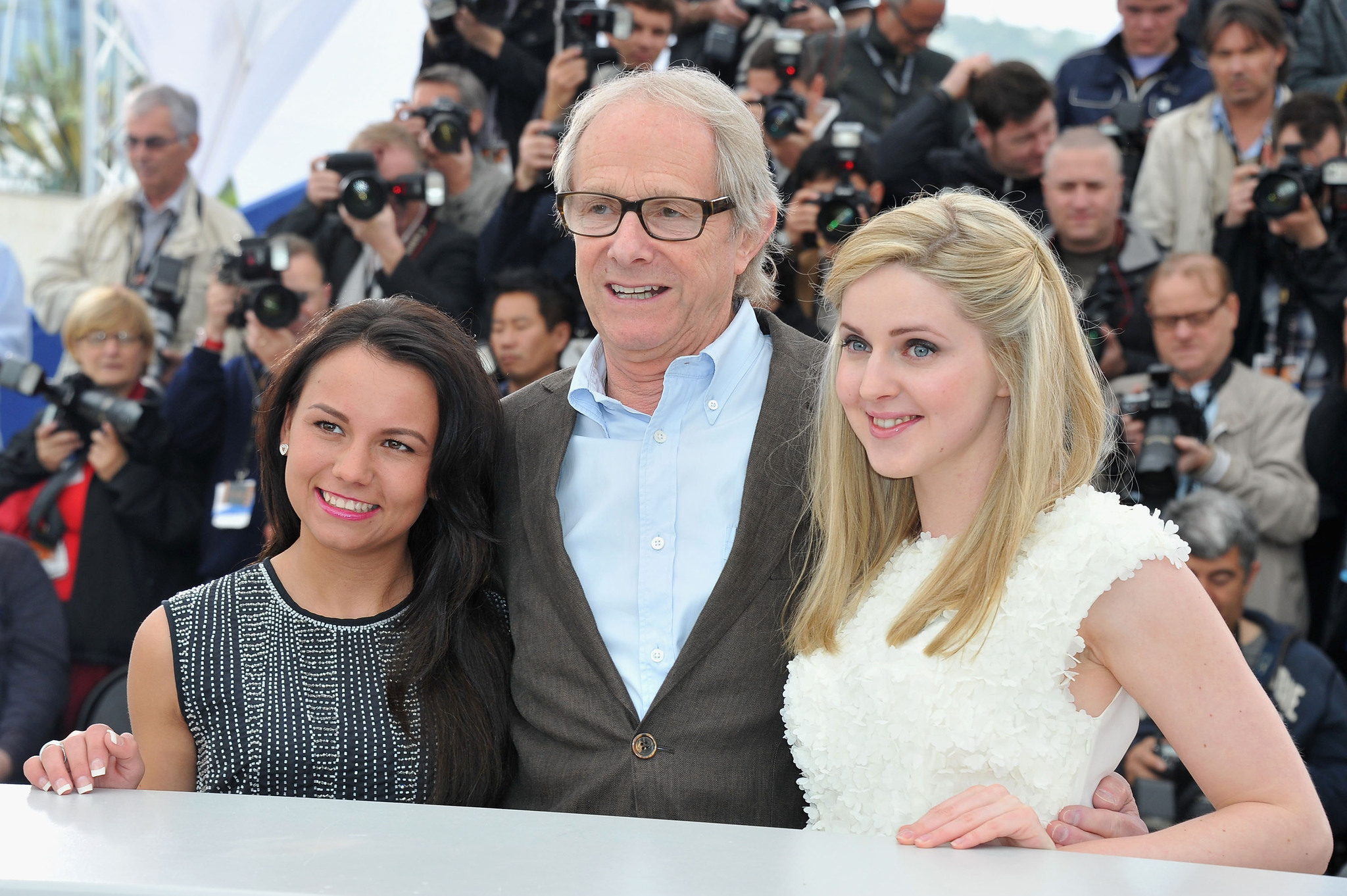 Ken Loach, Siobhan Reilly and Jasmin Riggins at event of The Angels' Share (2012)