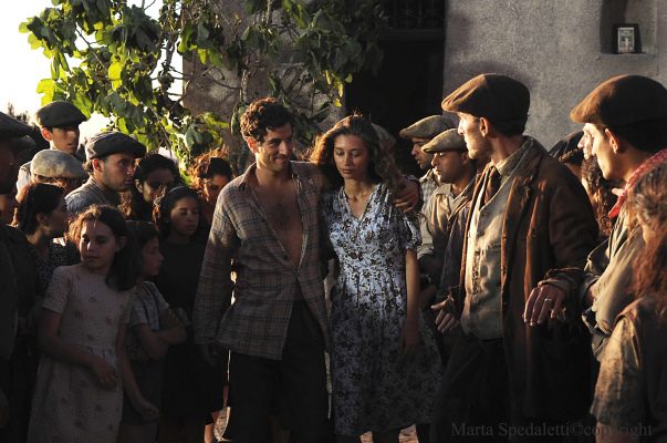 Still of Francesco Scianna and Margareth Madè in Baarìa (2009)