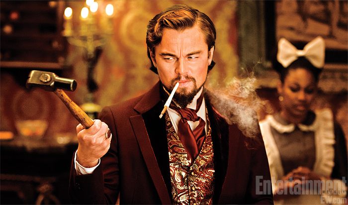Still of Leonardo DiCaprio and Daniele Watts in Django Unchained
