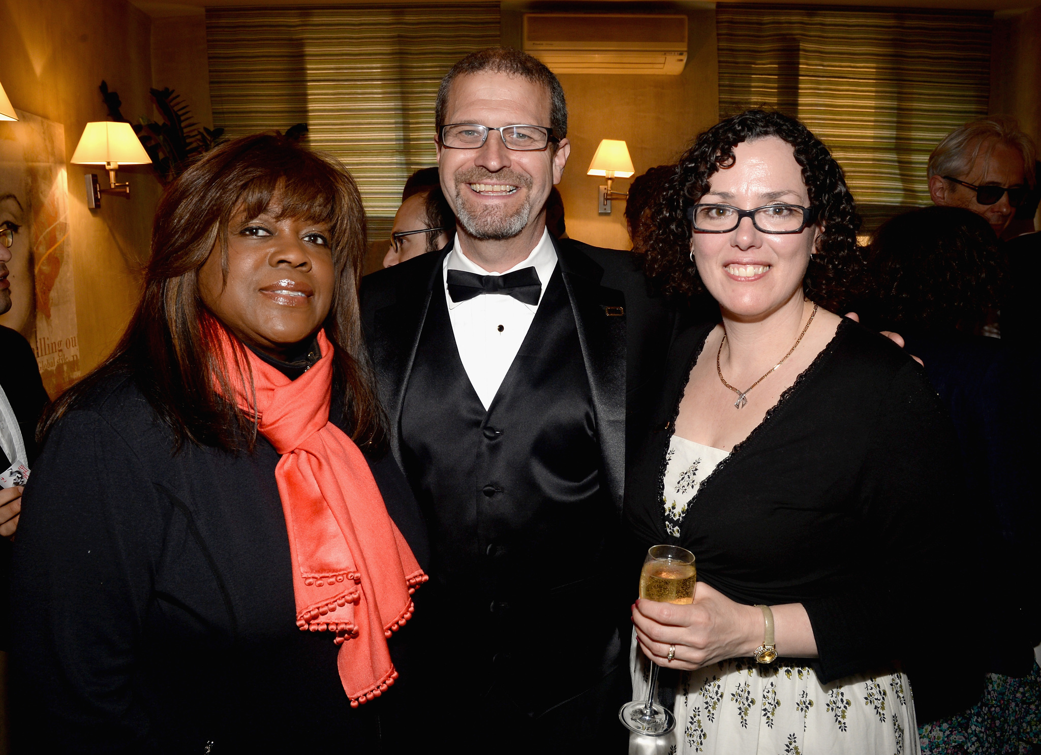 Chaz Ebert, IMDb's Keith Simanton and Karen Needham attend the IMDB's 2013 Cannes Film Festival Dinner Party during the 66th Annual Cannes Film Festival at Restaurant Mantel on May 20, 2013 in Cannes, France.