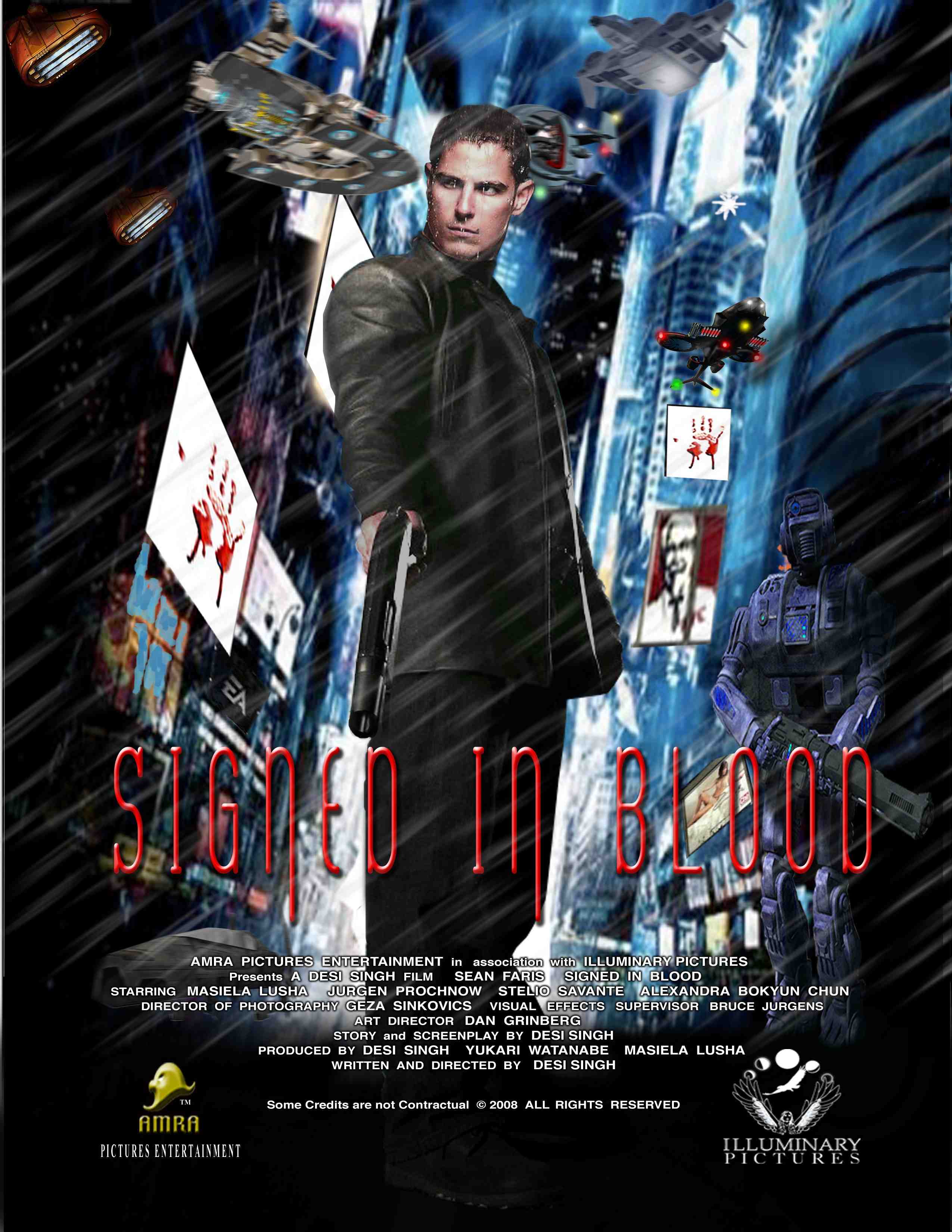 Signed in Blood Concept Poster