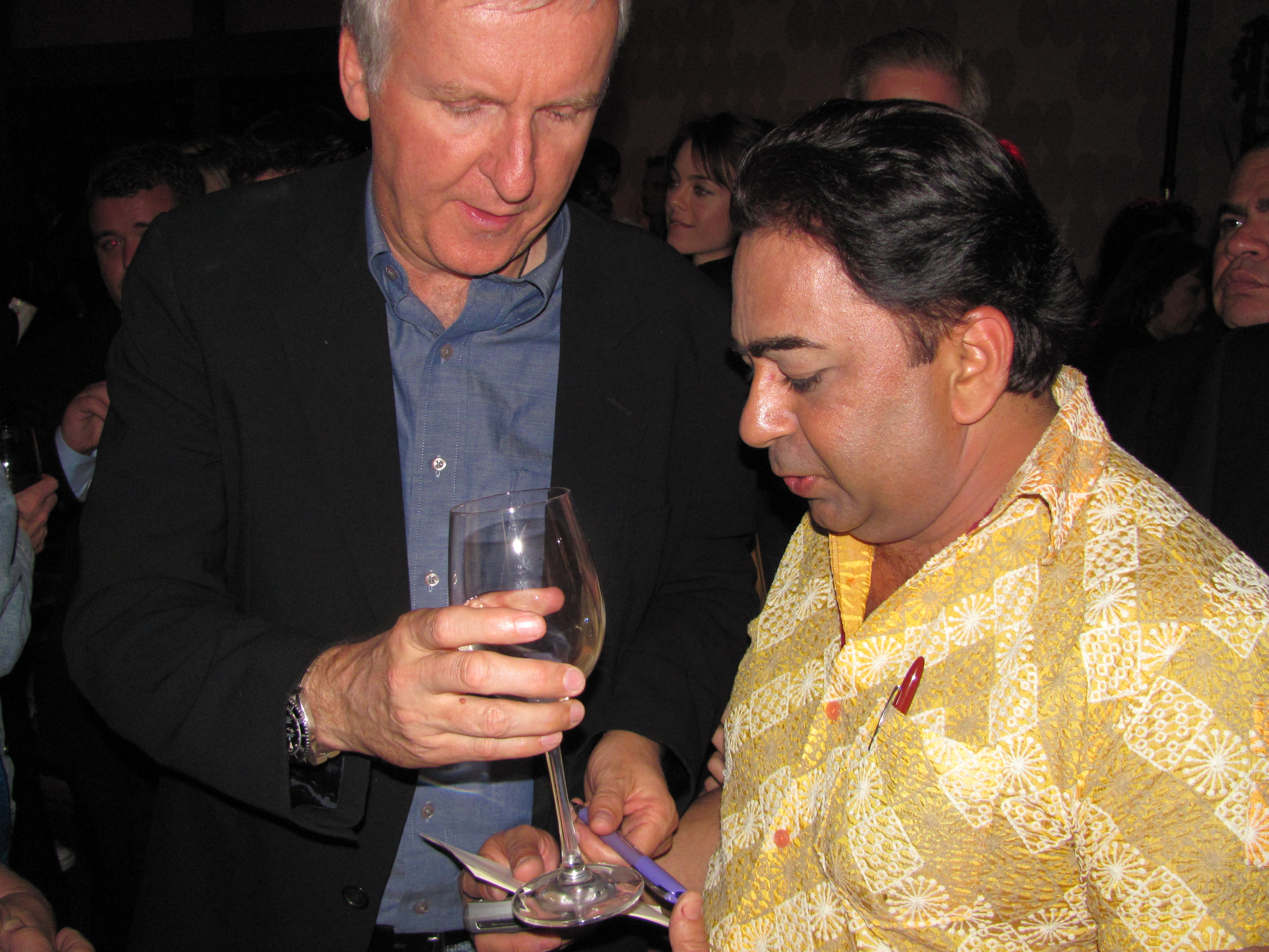 WITH HOLLYWOOD PRODUCER AND DIRECTOR JAMES CAMERON