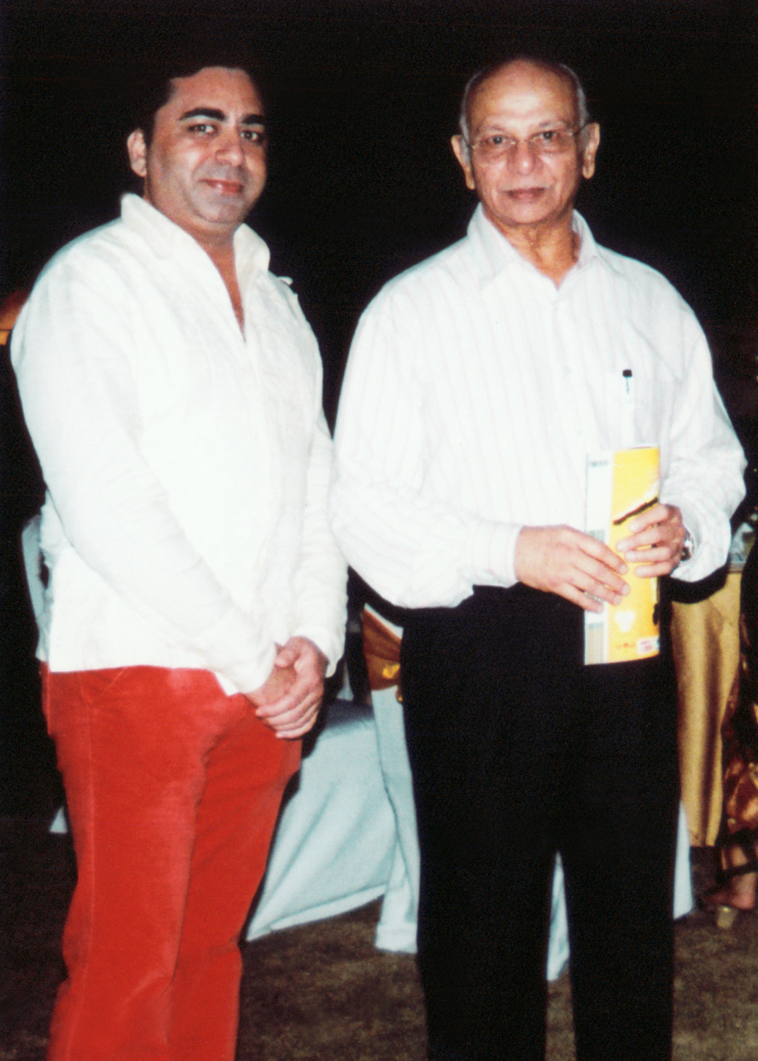 2005 Nov; With Chief Minister of Goa Sh. Partap Rane at IFFI, Goa