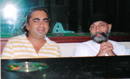 2005, 17th Oct; With Music Director Uttam Singh at Mumbai